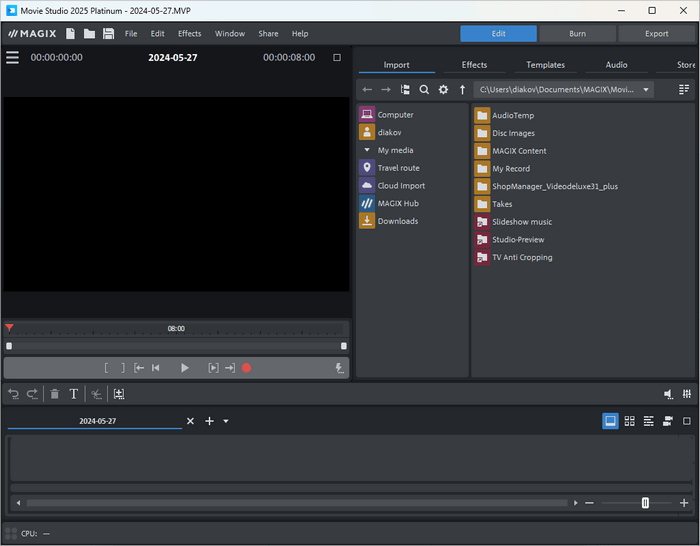  Movie Studio 2025 Platinum 
