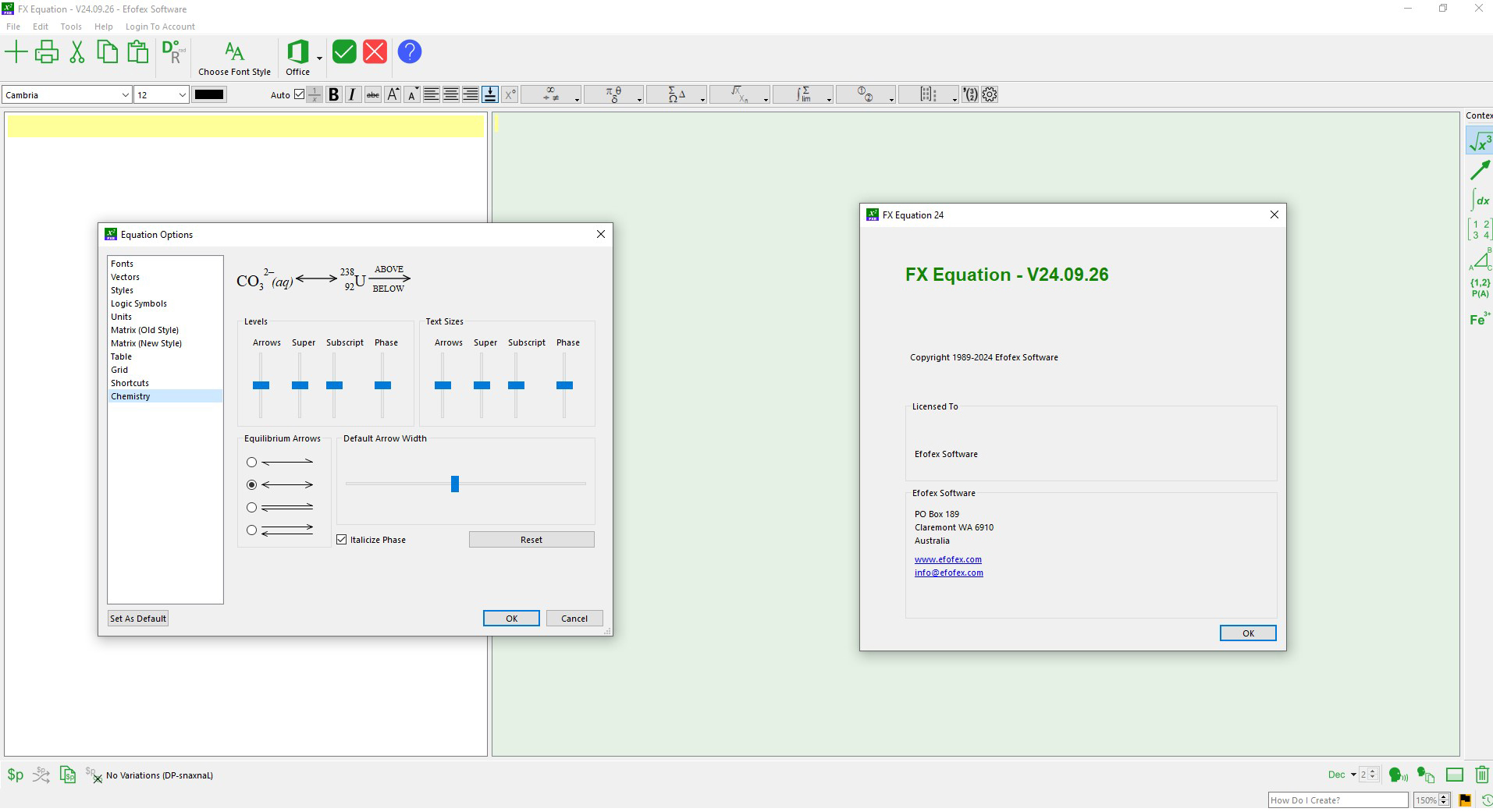FX Science Tools MultiDocs efofex